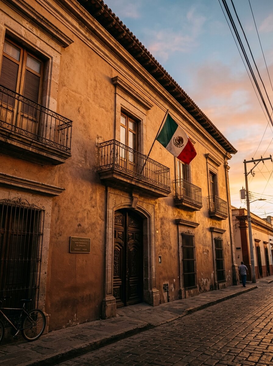 Fachada de edificio periodístico en Sinaloa